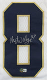 Notre Dame Michael Mayer Authentic Signed White Pro Style Jersey BAS Witnessed