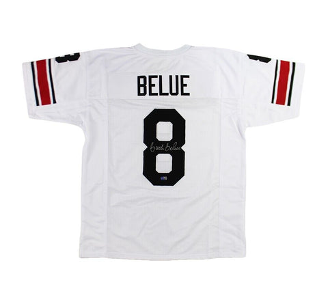 Buck Belue Signed Georgia Custom White Jersey