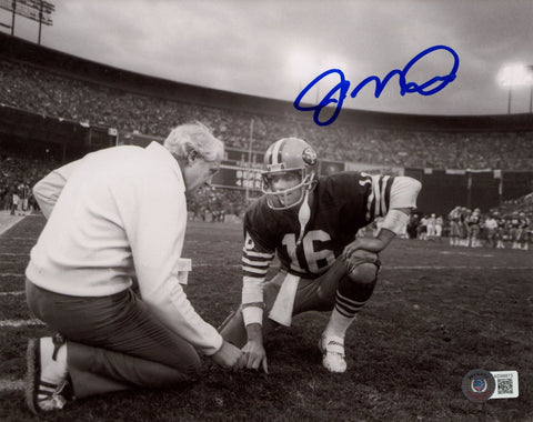 Joe Montana Autographed San Francisco 49ers 8x10 Photo Beckett 46432