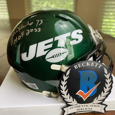 Joe Klecko Autographed Signed New York Jets Mini Helmet HOF 2023 Beckett