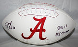 C. J. Mosley Autographed Alabama Crimson Tide Logo Football W/ BCS Champs- JSA W