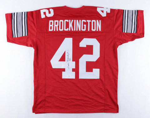 John Brockington Signed Ohio State Buckeyes Jersey (JSA COA) Packers R.B.