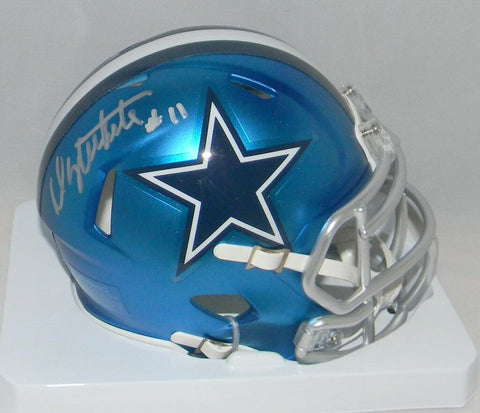 DANNY WHITE AUTOGRAPHED SIGNED DALLAS COWBOYS SPEED BLAZE MINI HELMET JSA