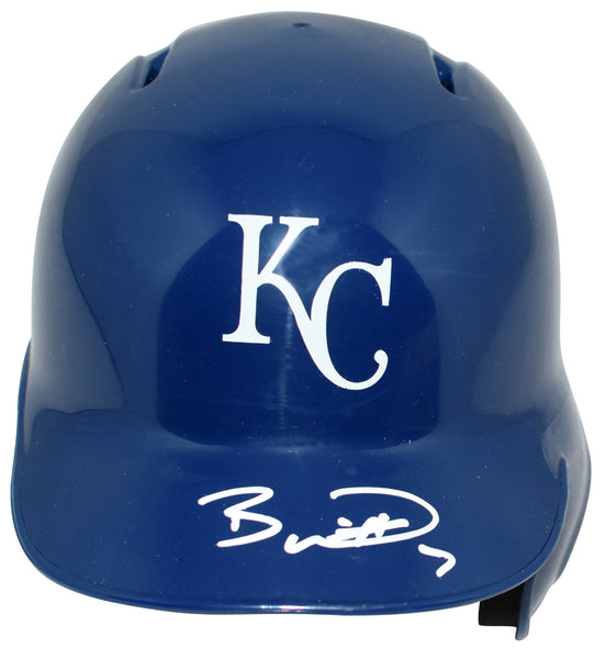 BOBBY WITT JR SIGNED KANSAS CITY ROYALS BASEBALL BATTING MINI HELMET BECKETT