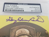 Gary Edmund Carter Signed Hall of Fame Plaque Postcard (PSA/DNA) Mets / Expos