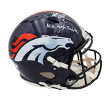 Terrell Davis Signed Denver Broncos Speed Authentic NFL Helmet with "Mile High S