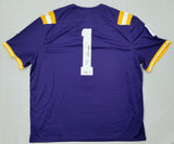 Ja'Marr Chase Autographed LSU Tigers Nike Game Jersey Beckett Witnessed