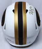 Nick Bosa Autographed SF 49ers Lunar Speed F/S Helmet- Beckett W *Gold