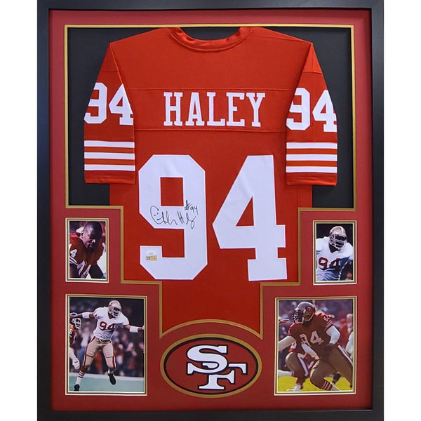 Charles Haley Autographed Signed Framed San Francisco 49ers Jersey JSA