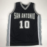 Autographed/Signed DENNIS RODMAN San Antonio Black Basketball Jersey PSA/DNA COA