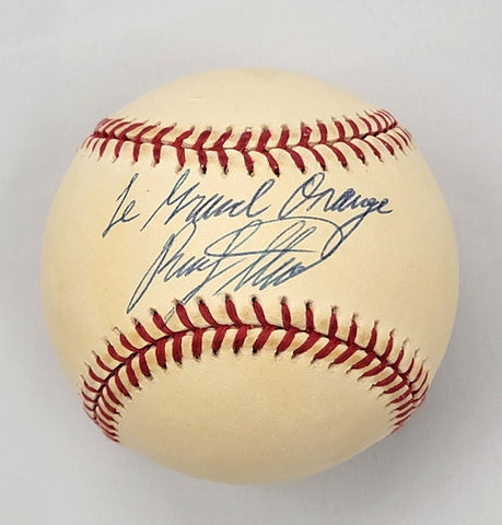 Rusty Staub Autographed New York Mets NL Baseball W/ Le Grande Orange Beckett