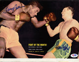 Floyd Patterson & Henry Cooper Autographed Magazine Page Photo PSA/DNA #Q95704