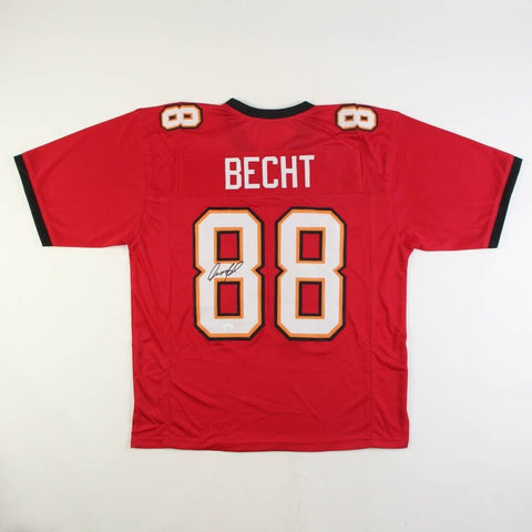 Anthony Becht Signed Tampa Bay Buccaneer Jersey (JSA COA) 1st Round Pick 2000 TE