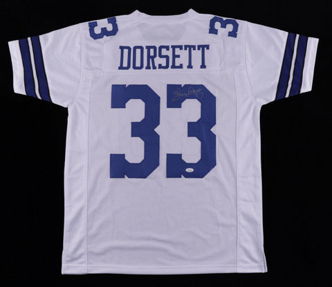 Tony Dorsett Signed Dallas Cowboys Jersey (JSA COA) 4xPro Bowl Running Back HOF