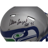 Steve Largent Autographed Seattle Seahawks TB Mini Helmet HOF Beckett 46591