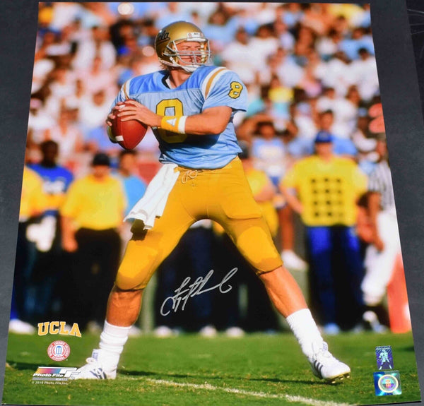 TROY AIKMAN SIGNED AUTOGRAPHED UCLA BRUINS 16x20 PHOTO GTSM