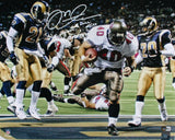 Mike Alstott Autographed Buccaneers 16x20 TD Photo w/A-Train-Beckett W Hologram