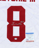 John Metchie III Signed Alabama Crimson Tide Jersey (PSA COA) 2021 Sophmore WR