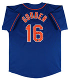 Doc Gooden Authentic Signed Blue Pro Style Jersey Autographed BAS Witnessed