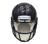 Andre Johnson Signed Houston Texans Speed Authentic Alt 24 Black Helmet w/ Insc.