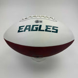 Autographed/Signed Brandon Graham Philadelphia Eagles Logo Football JSA COA