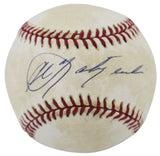 Red Sox Carl Yaztrzemski Authentic Signed Bobby Brown Oal Baseball UDA #UDX19515