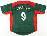 Vinny Castilla Signed Team Mexico World Baseball Classic Jersey (JSA COA) 3rd Bs