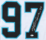 Yetur Gross-Matos Signed Panthers Jersey (Beckett) Carolina 2020 2nd Round Pick