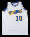 Tim Hardaway Sr. Signed Golden State Warriors Jersey (JSA COA) 1989 1st Rd Pick