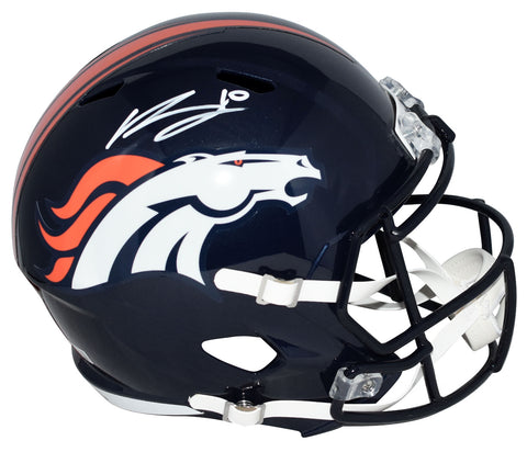 BO NIX AUTOGRAPHED DENVER BRONCOS FULL SIZE SPEED HELMET BECKETT