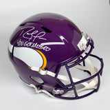 Randy Moss Autographed Signed "You Got Mossed" Vikings FS Replica Helmet Beckett