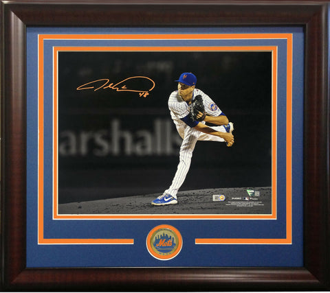 Jacob DeGrom Signed 11x14 Spotlight Photo framed Mets coin auto Fanatics COA CY