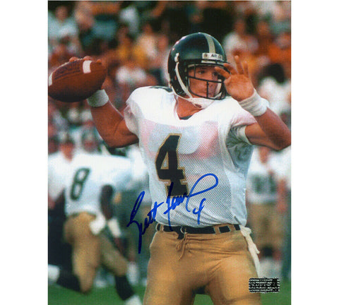 Brett Favre Signed USM Golden Eagles Unframed 8x10 NCAA Photo - White Jersey