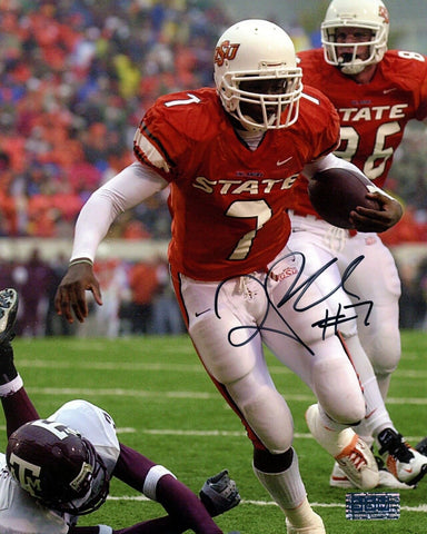 TATUM BELL AUTOGRAPHED SIGNED OKLAHOMA STATE COWBOYS 8x10 PHOTO COA