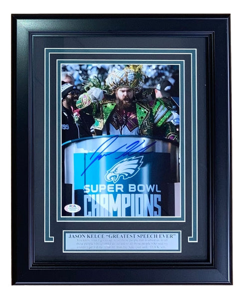 : Framed Jason Kelce Parade Mummers Speech Philadelphia