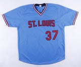 Keith Hernandez Signed St Louis Cardinals Throwback Powder Blue Jersey (JSA COA)