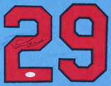 Vince Coleman Signed St. Louis Cardinals Jersey (JSA COA) Rookie o/t Year 1985