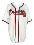 Chipper Jones Signed Atlanta Braves White Majestic Cool Base Baseball Jersey JSA