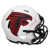 Matt Ryan Autographed Atlanta Falcons Lunar Authentic Speed Helmet Beckett