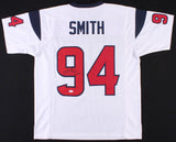 Antonio Smith Signed Texans Jersey Inscribed "Ninja" (JSA COA) 2011 Pro Bowl D.E