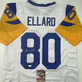 Autographed/Signed HENRY ELLARD Los Angeles LA White Jersey JSA COA Auto