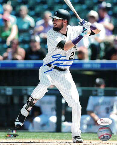 David Dahl Autographed/Signed Colorado Rockies 8x10 Photo JSA 16884 PF