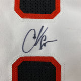 Autographed/Signed Chad Johnson Ochocinco Cincinnati Black Retro Jersey JSA COA