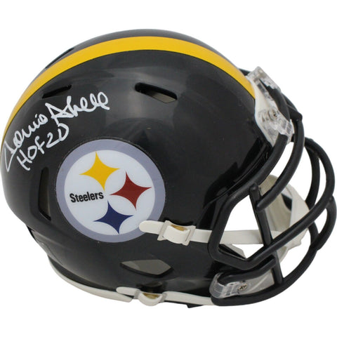 Donnie Shell Signed Pittsburgh Steelers Mini Helmet HOF BAS 44427