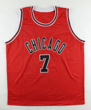 Toni Kukoc Signed Chicago Bulls Jersey Inscribed "HOF 21" (Schwartz Sports COA)