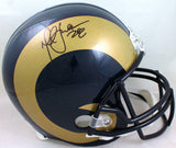 Marshall Faulk Autographed F/S St. Louis Rams 00-16 TB Helmet-Beckett W Hologram