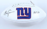 Harry Carson Signed New York Giants Logo Football Inscribed "HOF 06" (Fanatics)