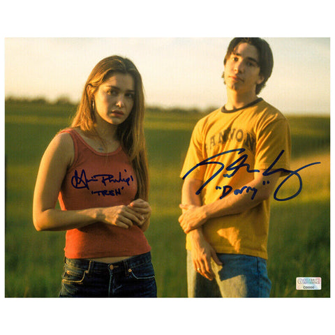 Justin Long, Gina Philips Autographed Jeepers Creepers 8x10 Scene Photo