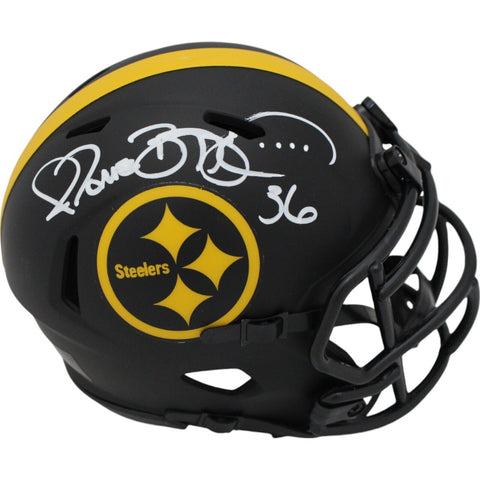 Jerome Bettis Autographed Pittsburgh Steelers Eclipse Mini Helmet Beckett 47400