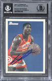 Hawks Dominique Wilkins Authentic Signed 2009 Bowman #81 Card BAS Slabbed